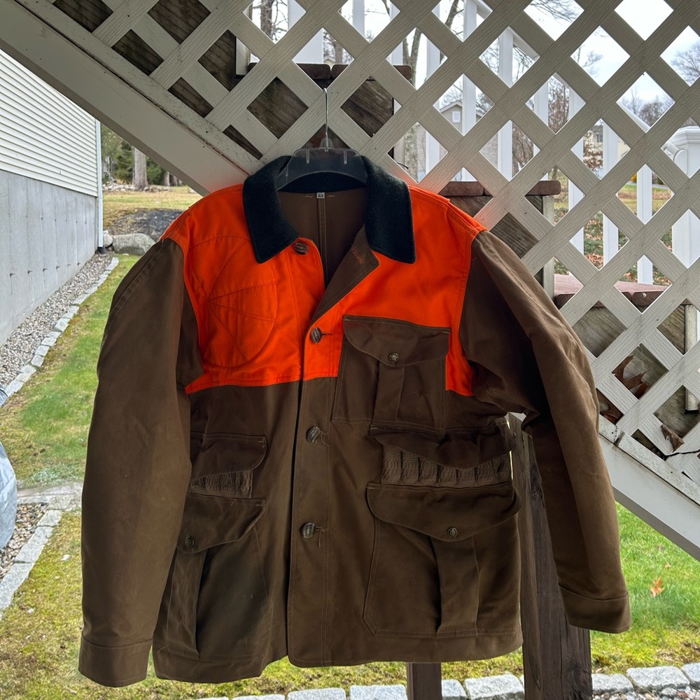Vintage Filson Tin Cloth Hunting Jacket Style 62B Size 44